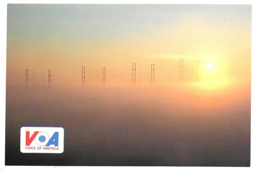 Qsl radio voice - america, voa