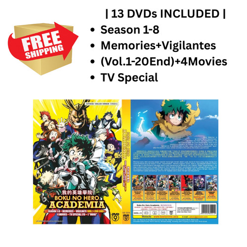 Dvd anime hero academia - anime,