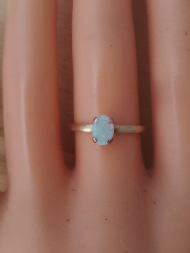 Anello oro opale australiano - e,