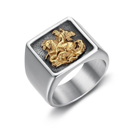 Anello cavaliere retrò