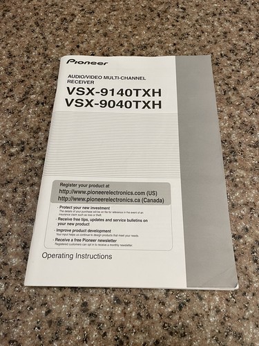 Pioneer vsx 9140thx 9040thx - pioneer, vsx-9140thx,
