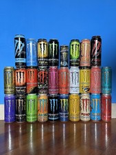 Lotto 28 Lattine Monster Energy DrinkRare Limited Edition Collection VUOTE.