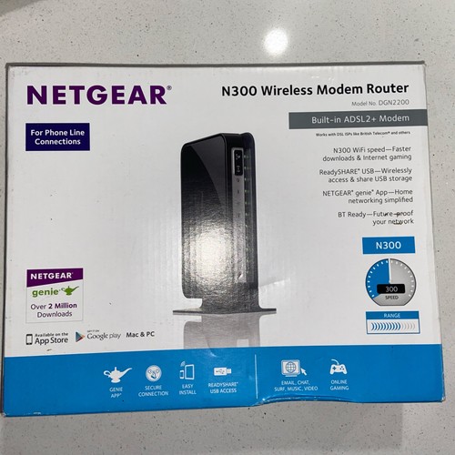 Netgear n300 modem router - netgear,
