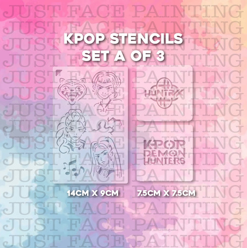 Kpop stencil set per - set, di