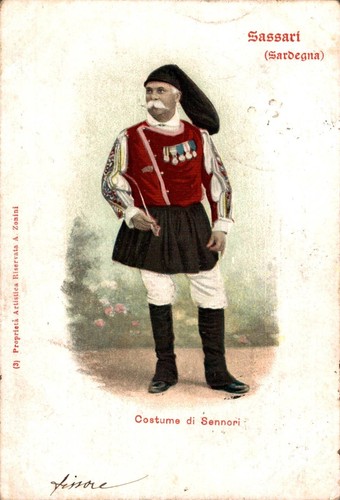 Sassari sennori costume - costume, f