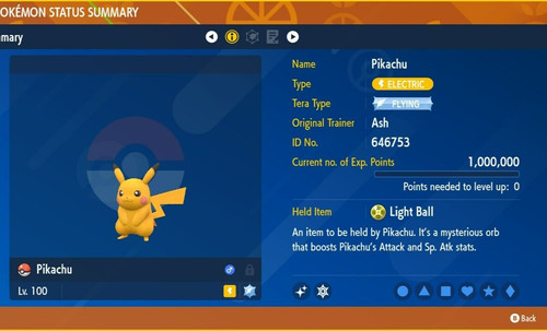 Shiny pikachu 6ivs - pikachu,