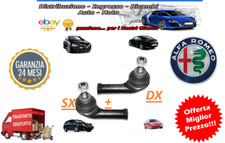 COPPIA TESTINE SCATOLA STERZO SX+DX ALFA ROMEO 147 156 166 GT 1.6 1.9 2.0 3.2