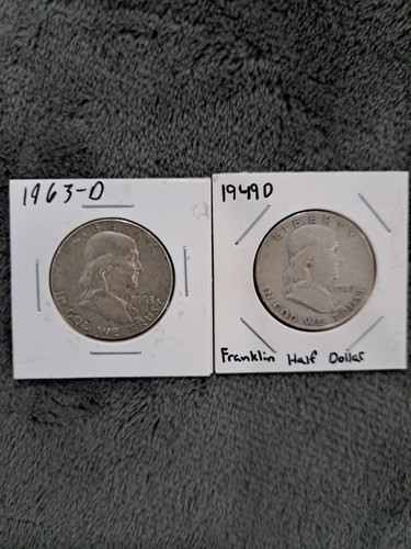 Mezzo dollaro franklin 1949d - mezzo,