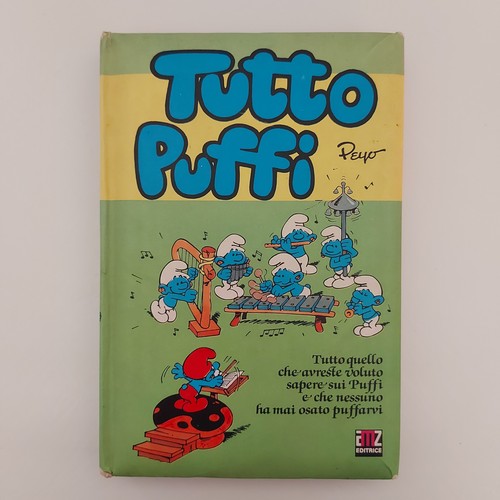 Tutto puffi amz editrice - puffi, 1985