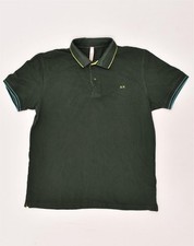 Polo uomo SUN68 grande verde