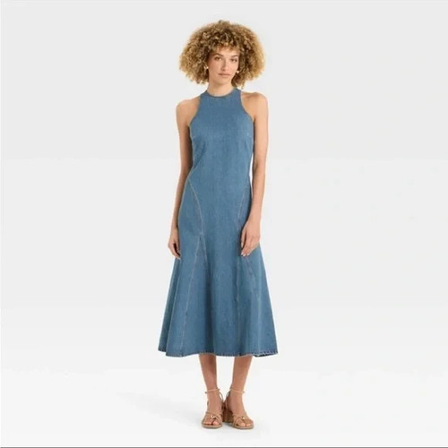 Abito donna racerback denim - donna,
