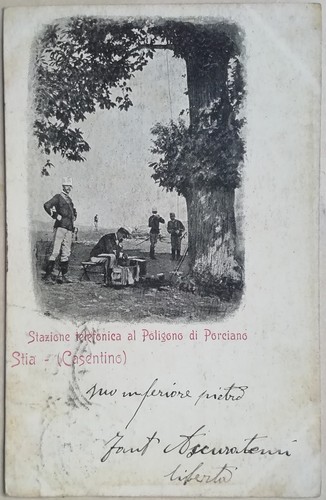 Cartolina porciano stazione - cartolina,