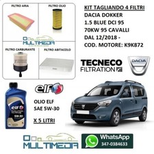 KIT TAGLIANDO 4 FILTRI OLIO