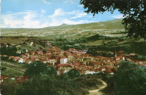 Carte boen sur lignon vue - carte,