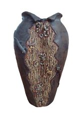 Portaombrelli etnico in terracotta vaso alto ceramica design da interno esterno