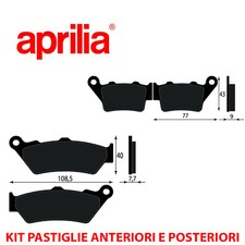 KIT PASTIGLIE FRENO ANTERIORI