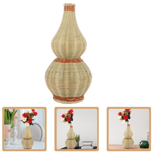 Vaso per fiori intrecciato - vaso,