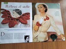 CREAZIONI DI MIRIAM  HASKELL BIJOUTIERE JEWELRY DESIGN VINTAGE ARTICOLO