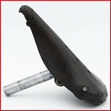 ROBUR SELLA SELLA PELLE VINTAGE ANNI 40 50 STRADA CORSA BICI EROICA REGGISELLA VECCHIO