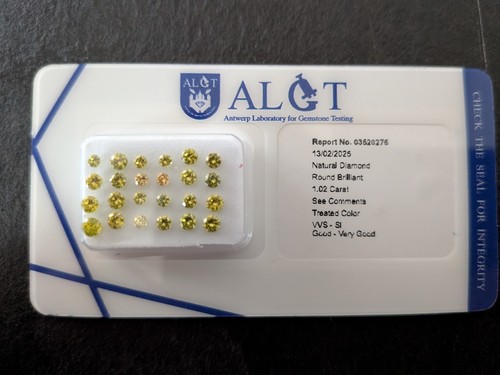 Diamanti naturali fancy - 25,