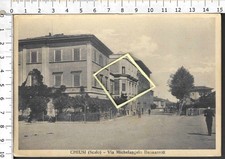 CHIUSI SCALO SIENA VIA MICHELANGELO BUONARROTI_CARTOLINA VG 1935