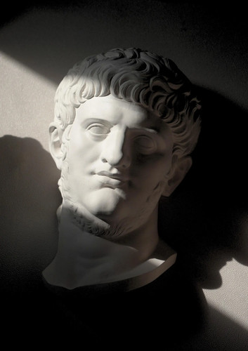 Nerone romano imperatore busto - romano,
