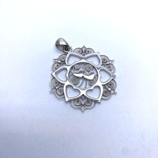 CIONDOLO ARGENTO 925, la presentosa gioiello artigianale tipico d' Abruzzo P231