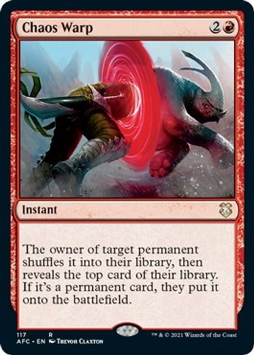 Nuovo con scatola chaos warp - -,