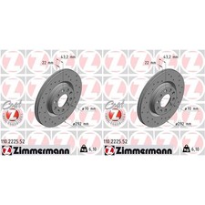 2x ZIMMERMANN Sport Dischi