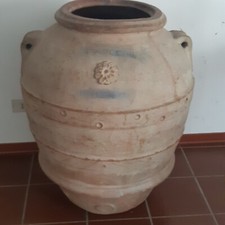 orcio olio terracotta Ricceri del 1834 alto cm100 diametro cm 80