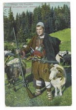 BULGARIA PASTORE COSTUME TIPICO NON VIAGGIATA FP #APLOT