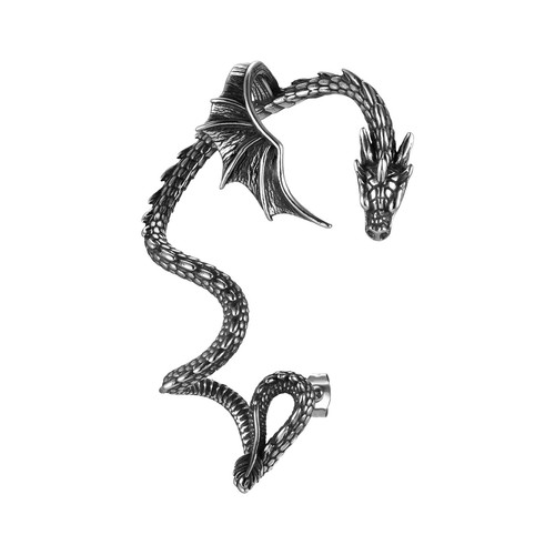 1pz orecchini drago gotico - orecchini,