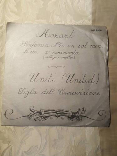 Disco mozart sinfonia 40 - disco, 45