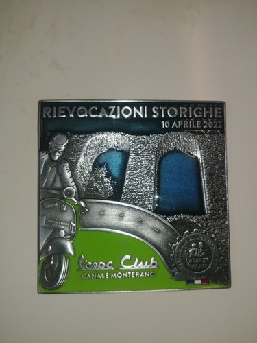Vespa placca badge plakette