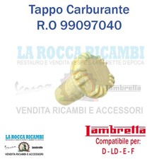 Tappo Carburante Serbatoio Lambretta D - LD - E - F Dal 1953 AL 1957