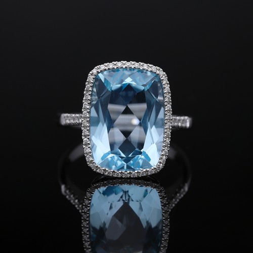 Anello diamanti topazio - , 7,80