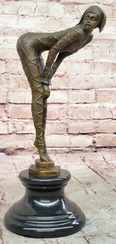 Scultura bronzo chiparus - bronzo,