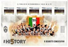 ITALIA - Minifoglio "Juventus campione d'Italia" 2016 **