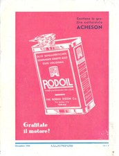Rodoil con grafite colloidale - Advertising 1934