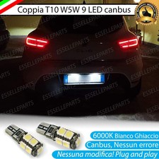 COPPIA LUCI TARGA 9 LED