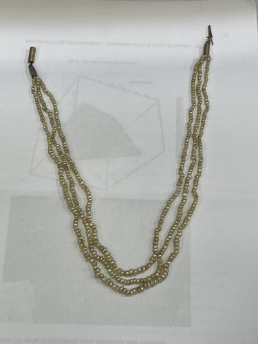 Collana con perle scaramazze - collana,