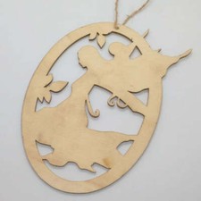 Sagome di legno grezzo da decorare dipingere Stamperia decoupage fatina