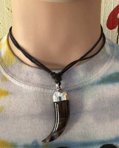 Collana cordino nero - , ciondolo