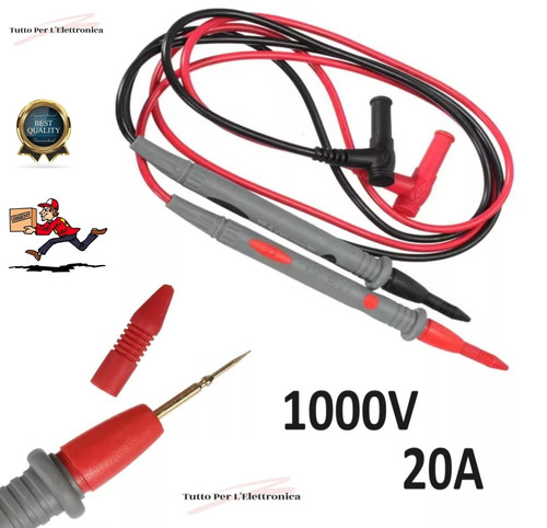 Coppia puntali tester - puntali,
