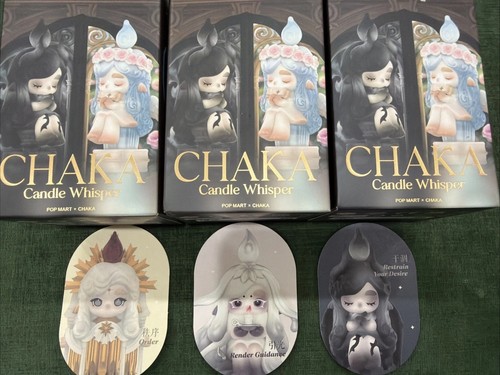 Lotto tre figurine chaka - tre,