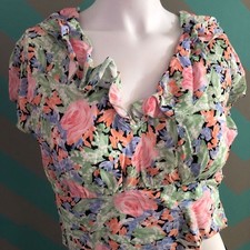 Zara Floral Green & Pink