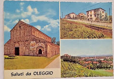 1968 NOVARA OLEGGIO - SALUTI da...  3 VEDUTINE  antica cartolina colore