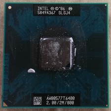 Processore Intel Core 2 Duo T6400 2 GHz dual-core AW80577GG0412MA SLGJ4