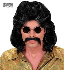 Parrucca NERA Mossa Uomo