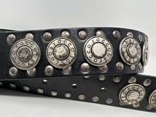 Cinghia in pelle cromata Rocco